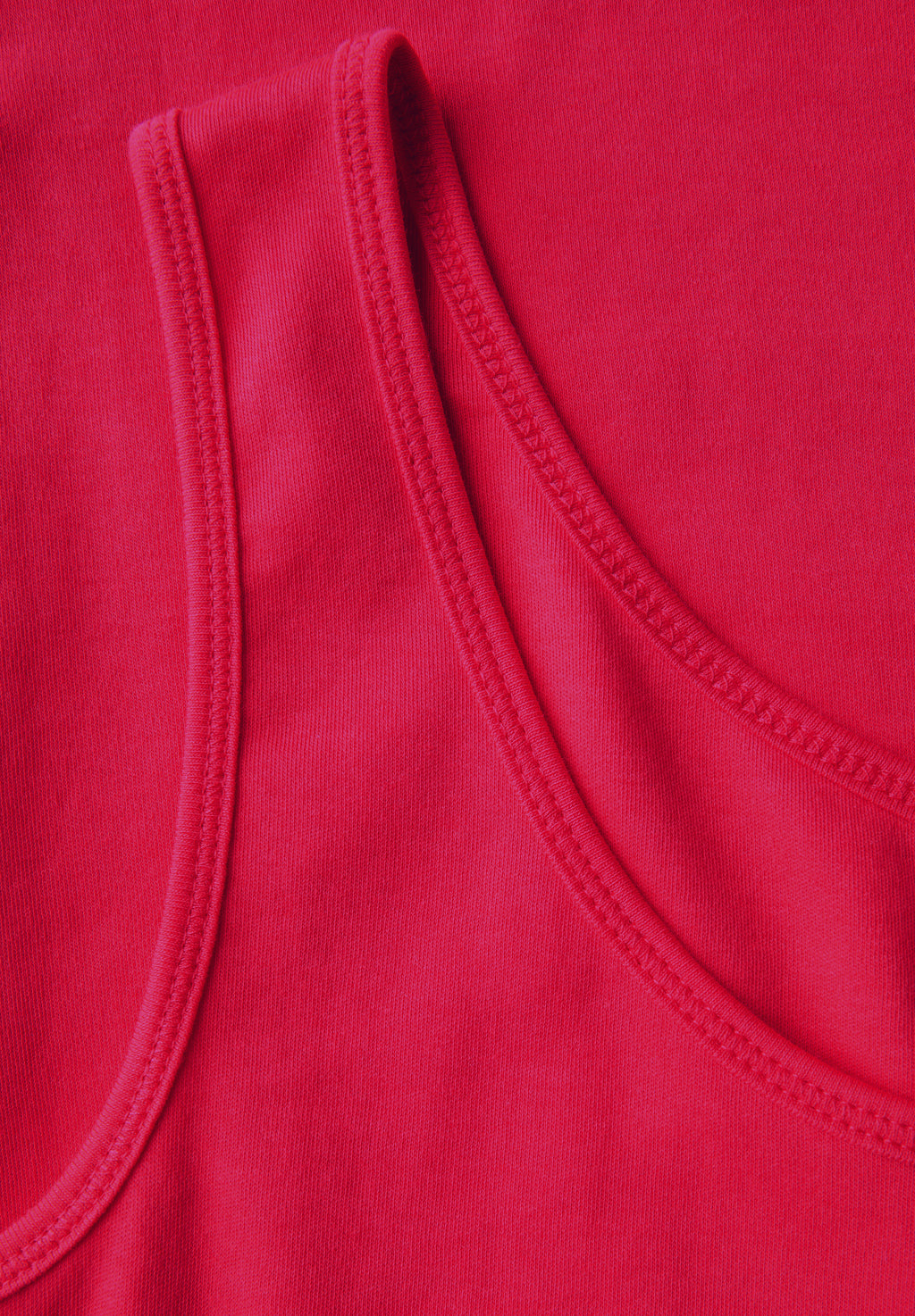 Basic Top mit Rundhals aus Baumwolle