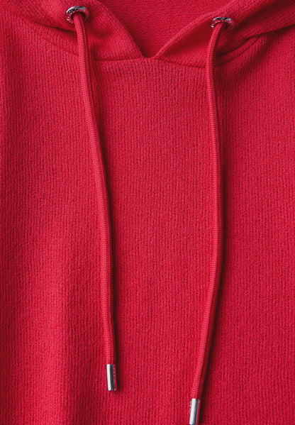 Crepe Hoodie-Shirt