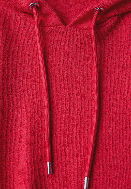 Crepe Hoodie-Shirt