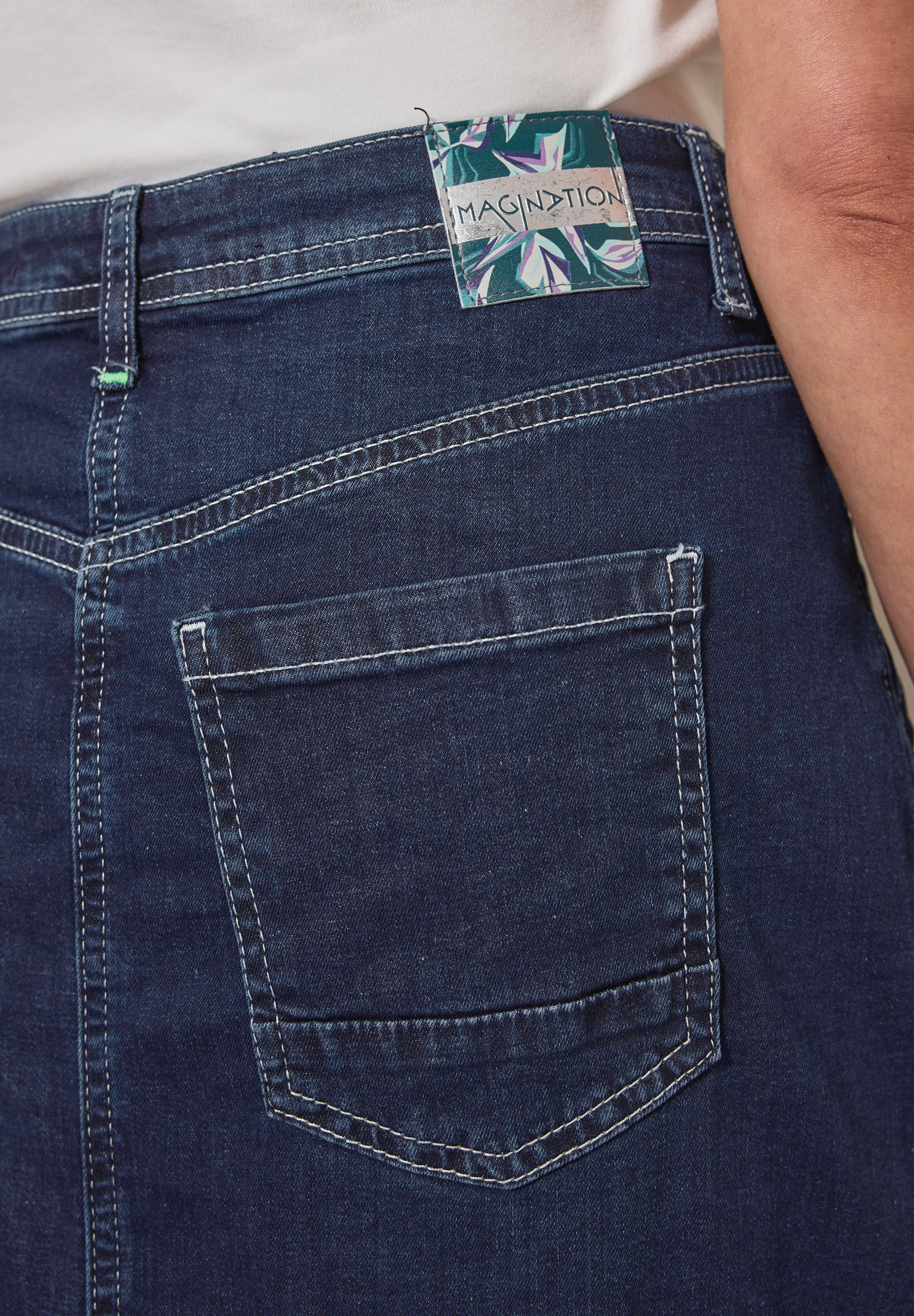 Midi Jeansrock