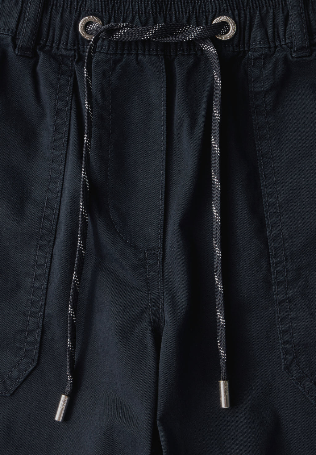 Twill Shorts im Washed-Look