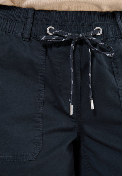 Twill Shorts im Washed-Look