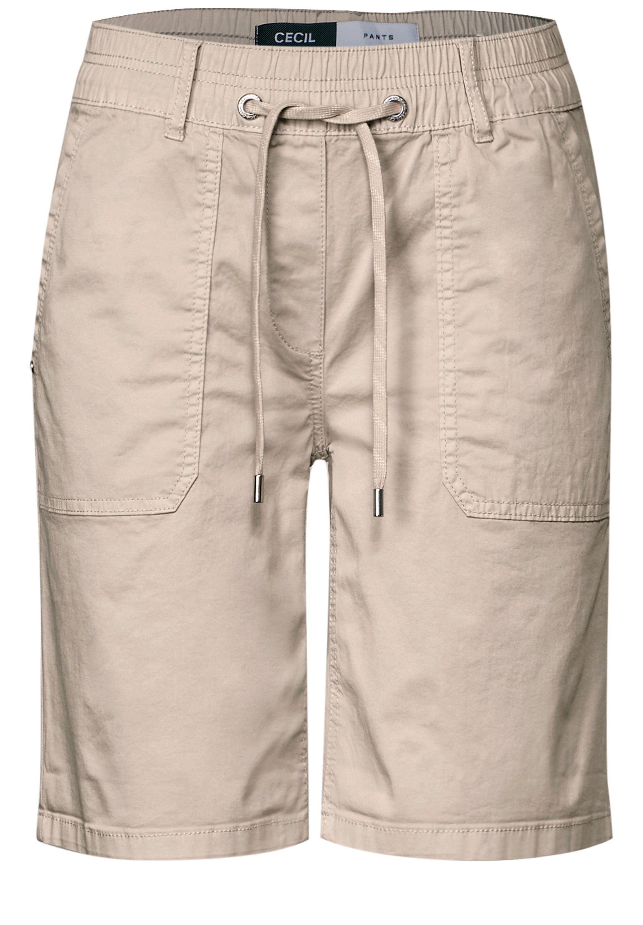 Twill Shorts im Washed-Look