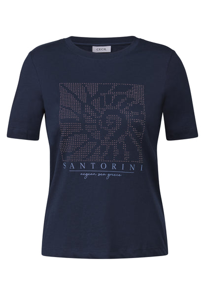 Shirt mit Schmucksteinen
