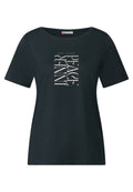 T-Shirt mit Wording Print