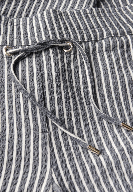 Gestreifte Seersucker Hose