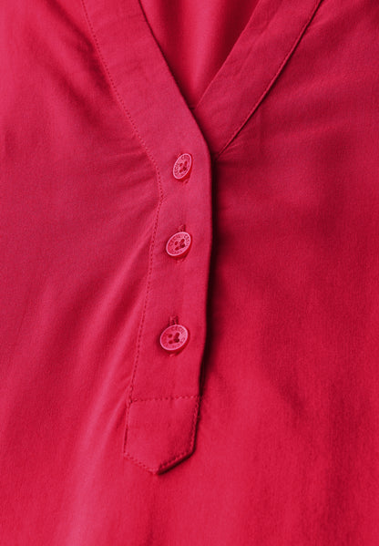 Blusenshirt in Unifarbe