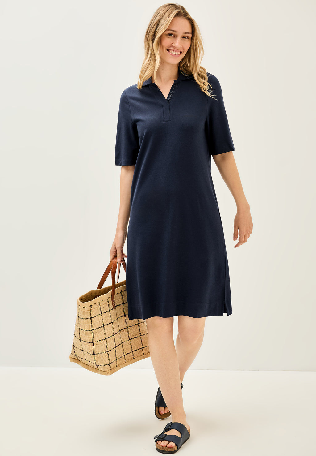 Piquée Polo-Kleid