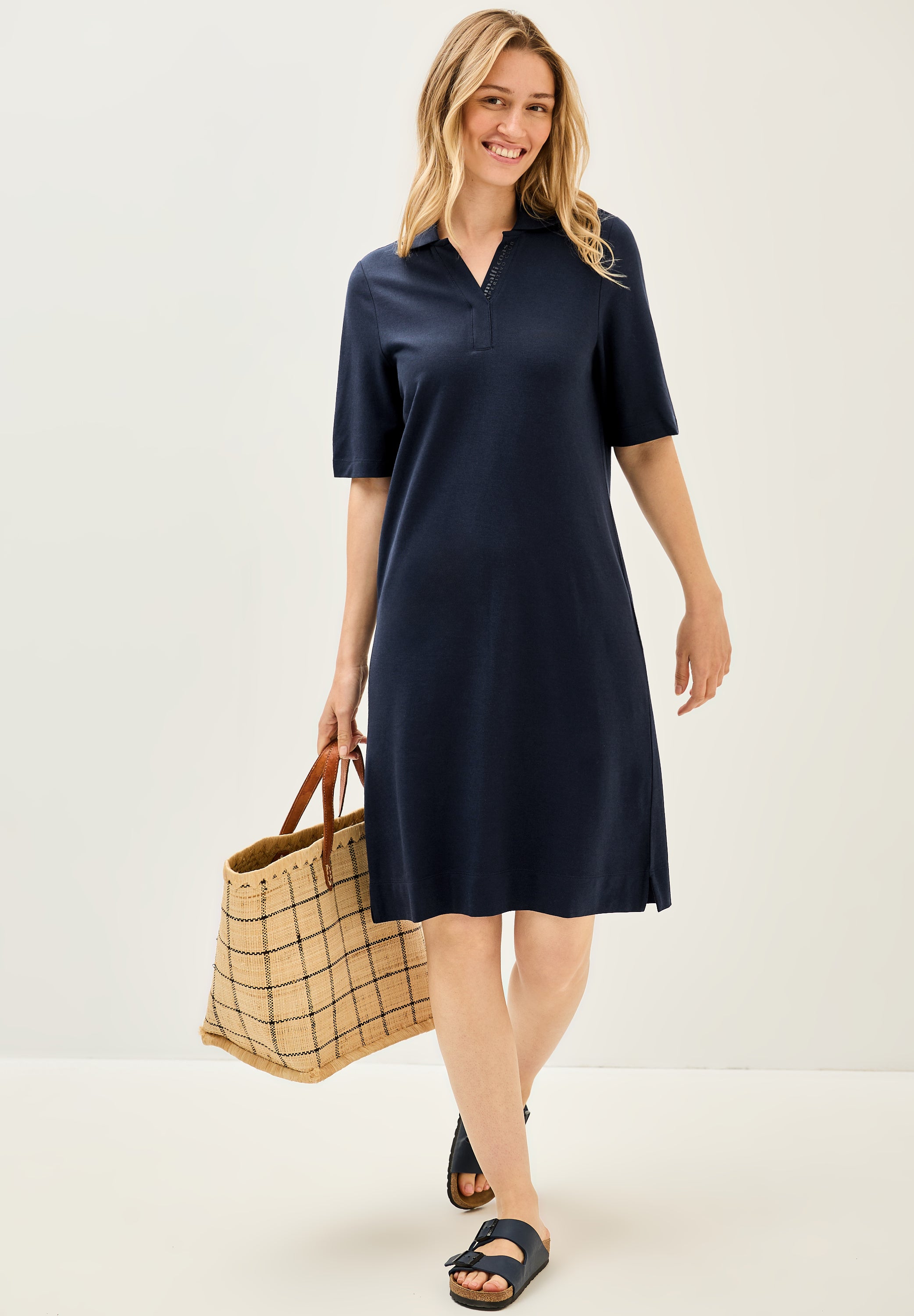 Piquée Polo-Kleid