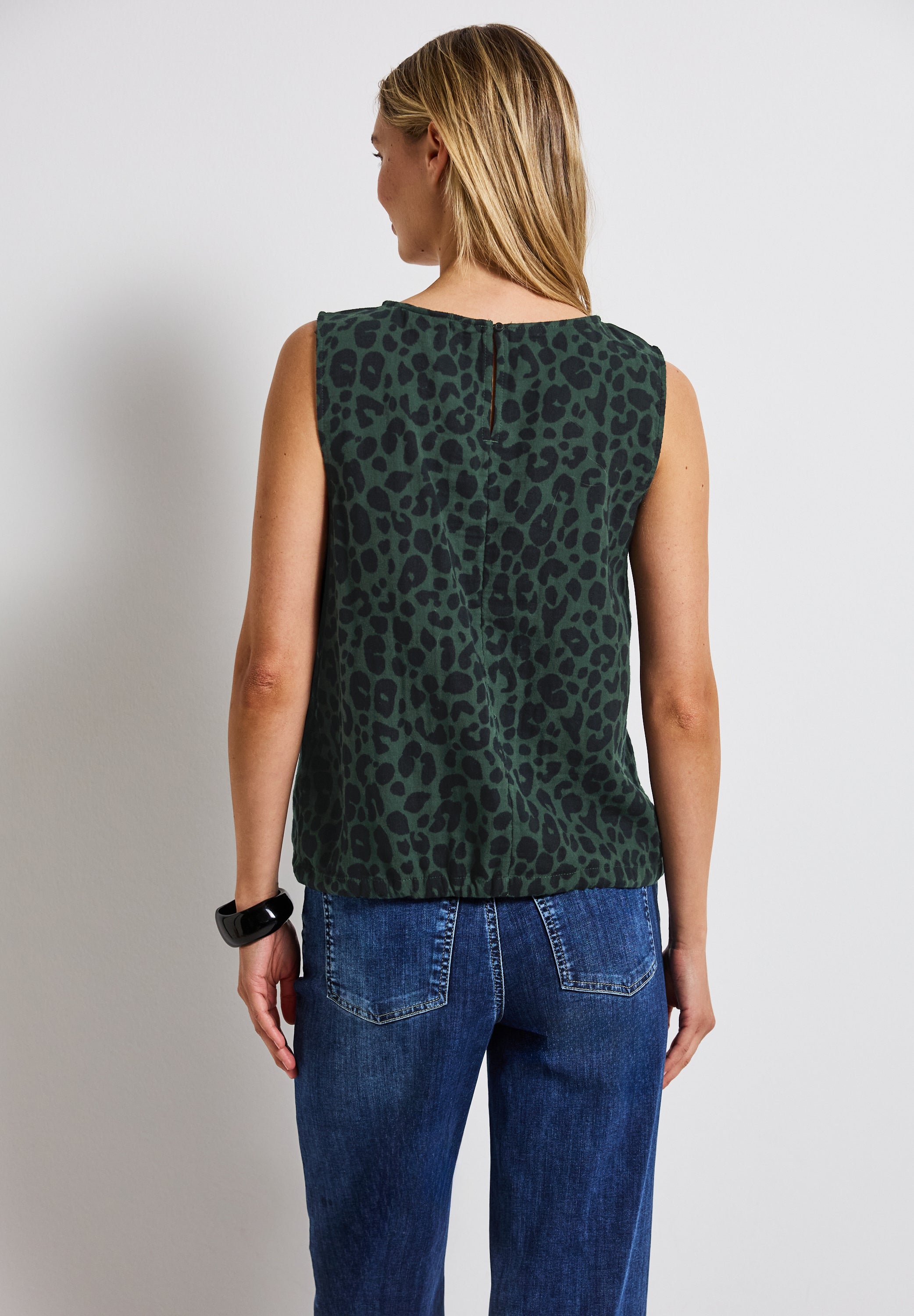 Musselin Blusentop mit Print