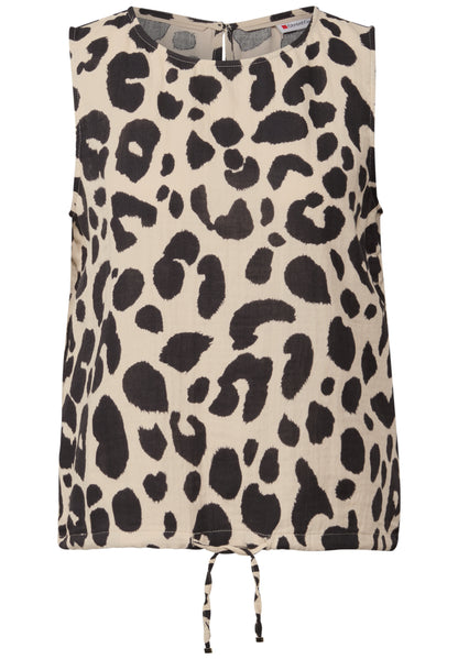 Musselin Blusentop mit Print
