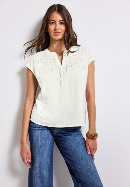 Bluse mit Tape-Details