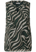 Chiffon Blusentop mit Print