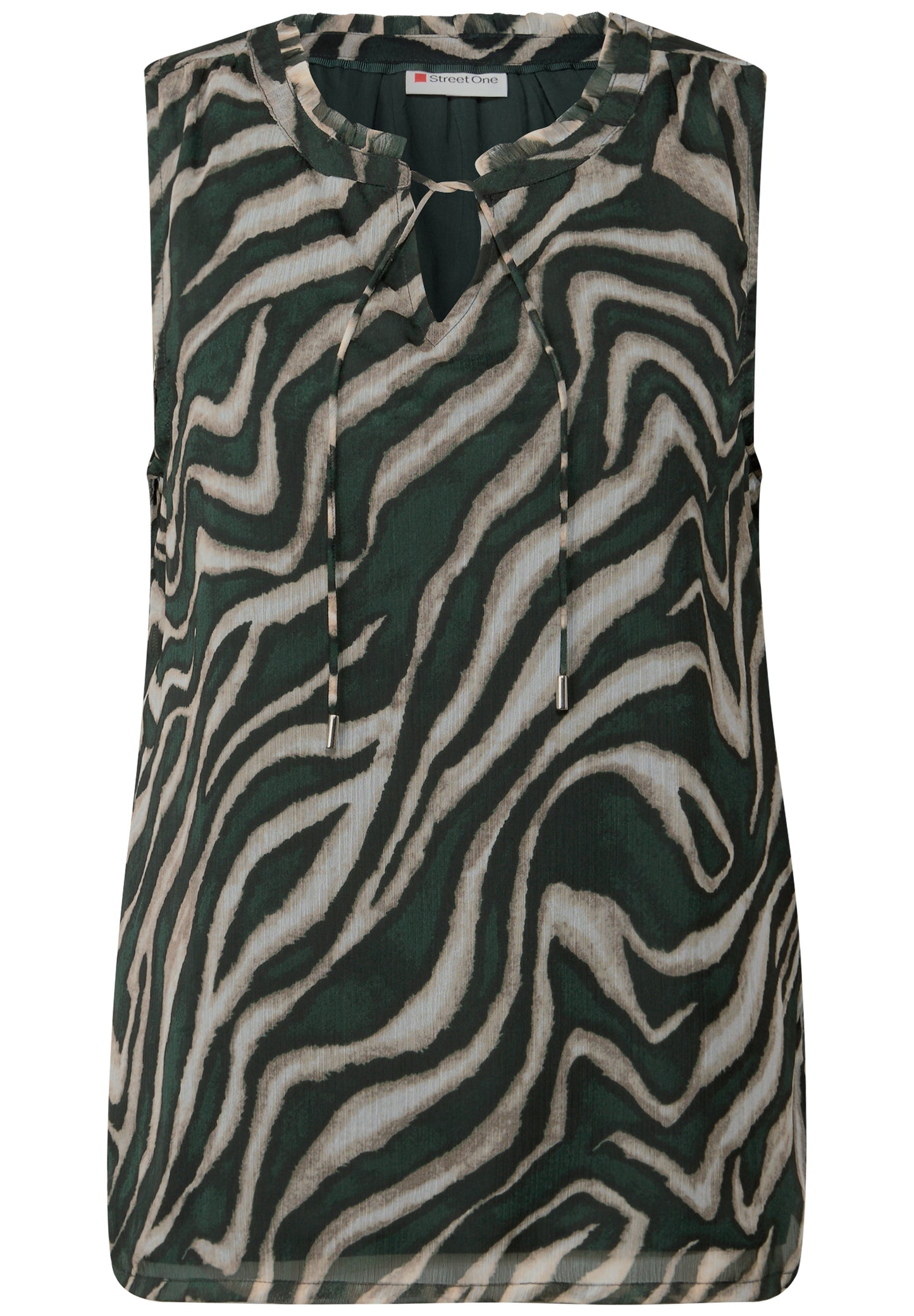 Chiffon Blusentop mit Print