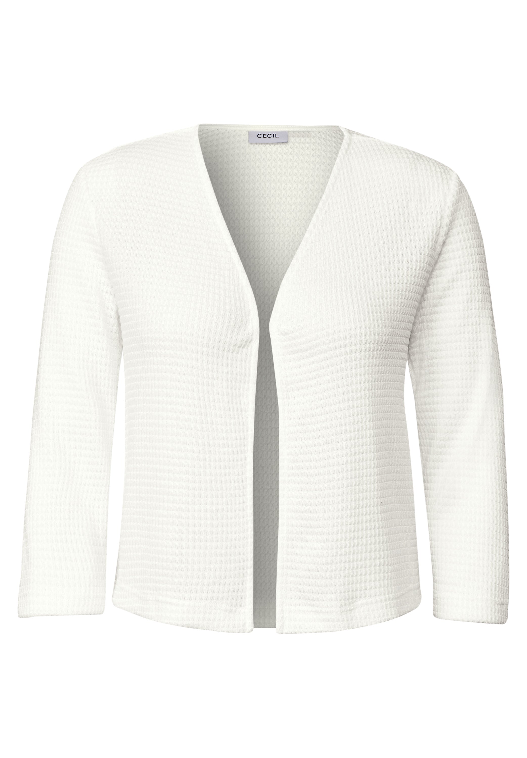 Offene Ajour-Look Jacke