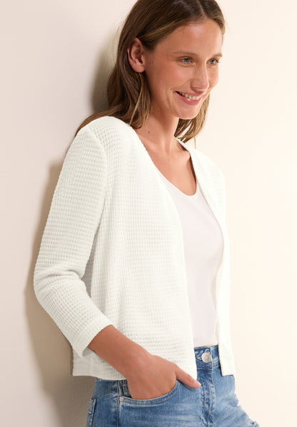 Offene Ajour-Look Jacke