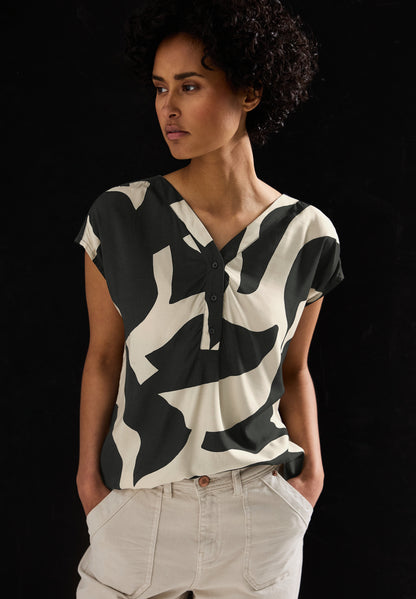 Gemusterte Bluse