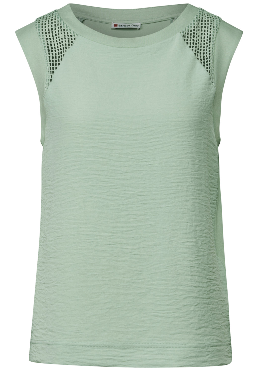 Top mit Mesh-Details
