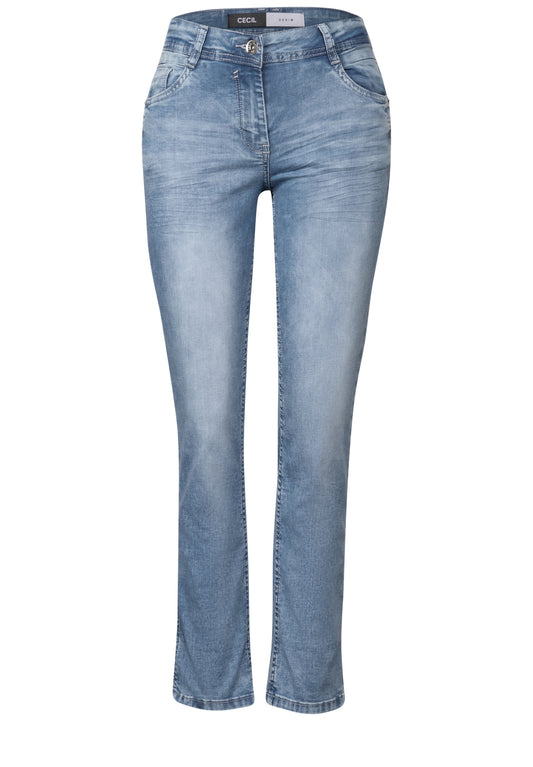 Jeans mit Turn-Up Detail