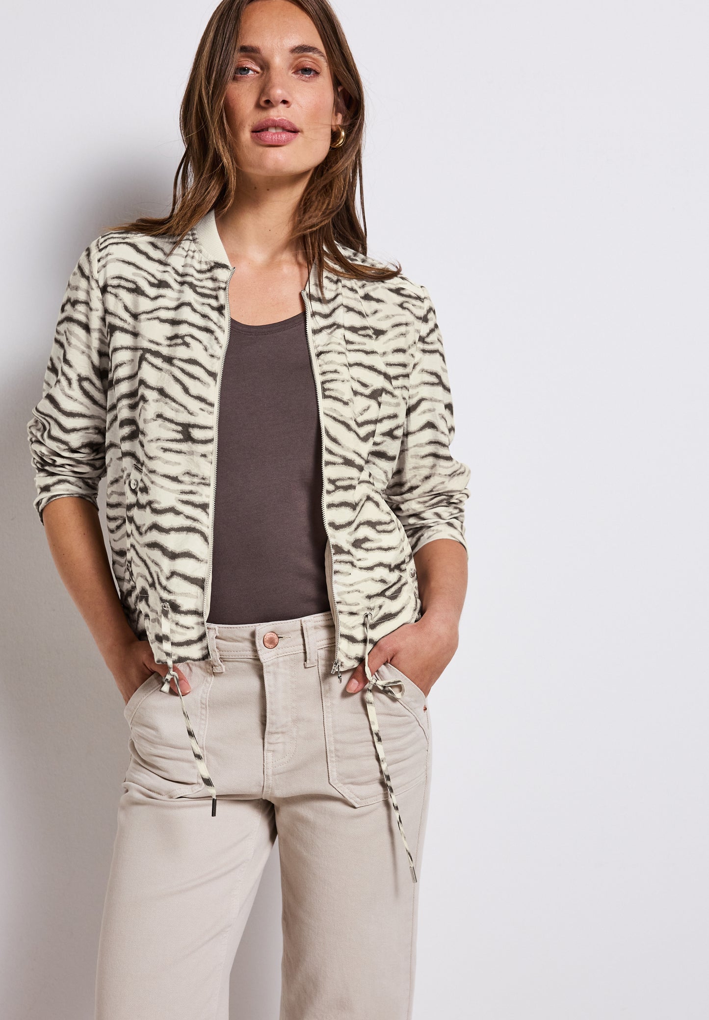 Gemusterter Blouson