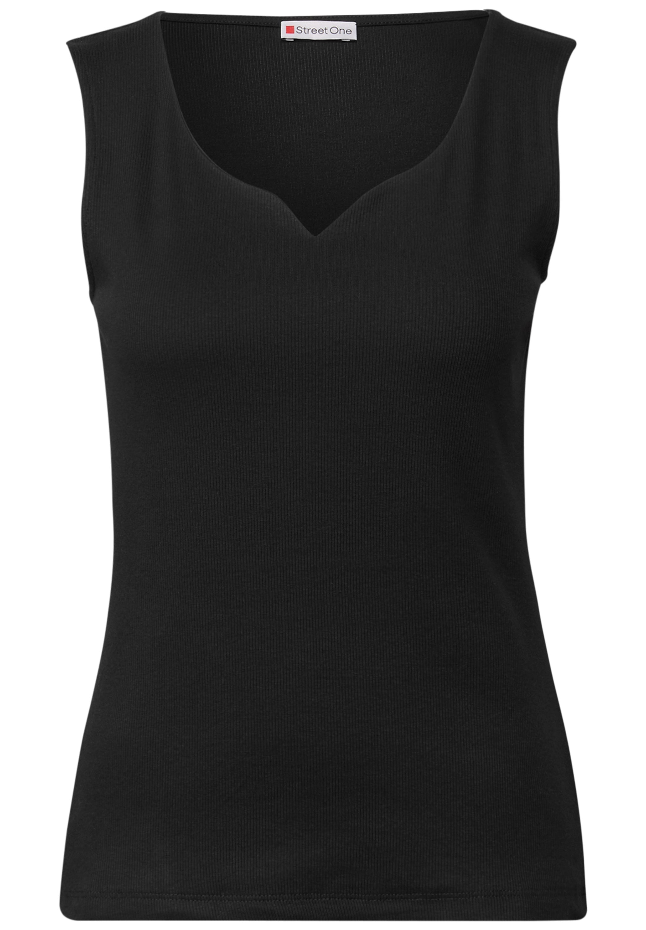 Top mit Herzausschnitt