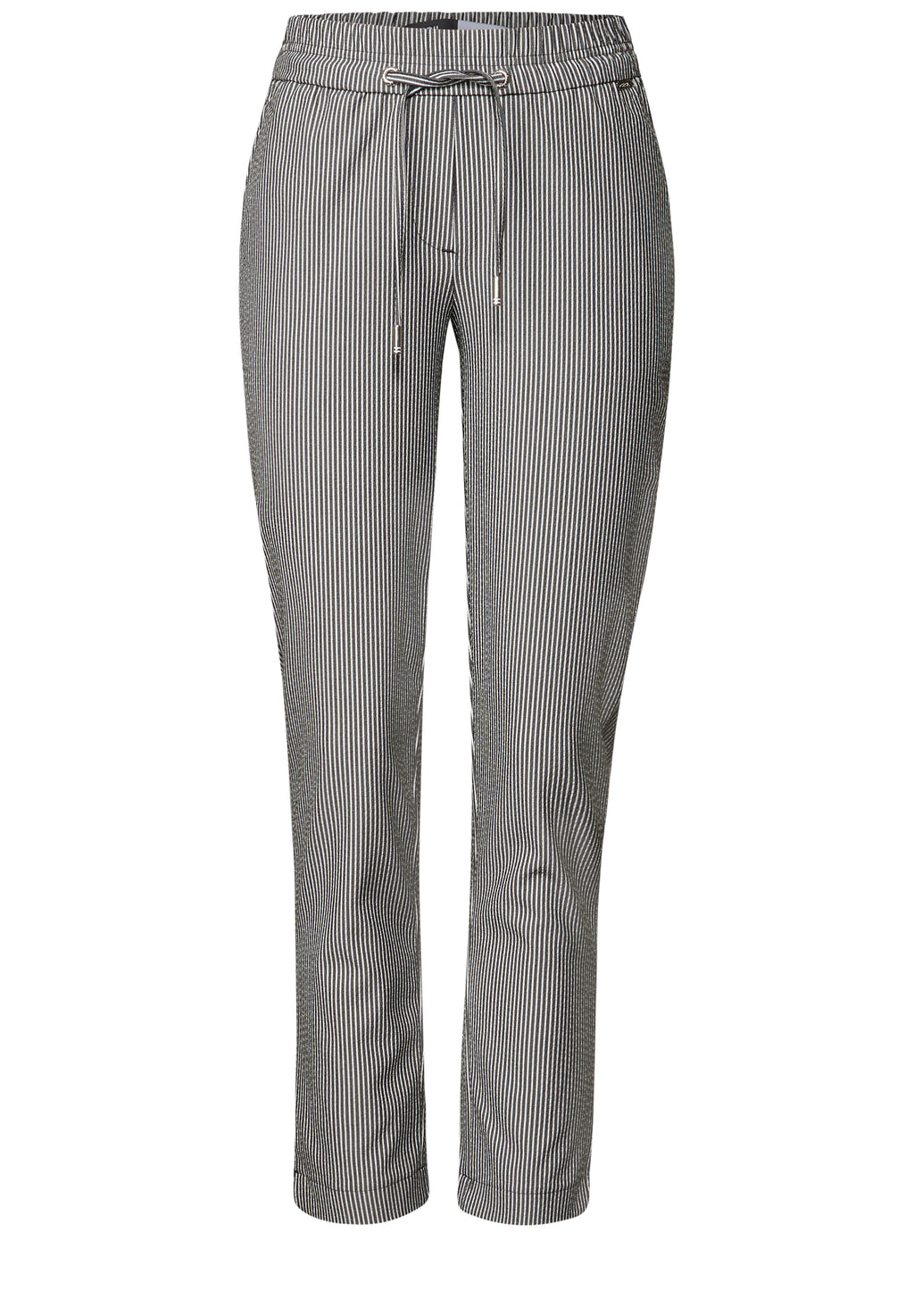 Gestreifte Seersucker Hose