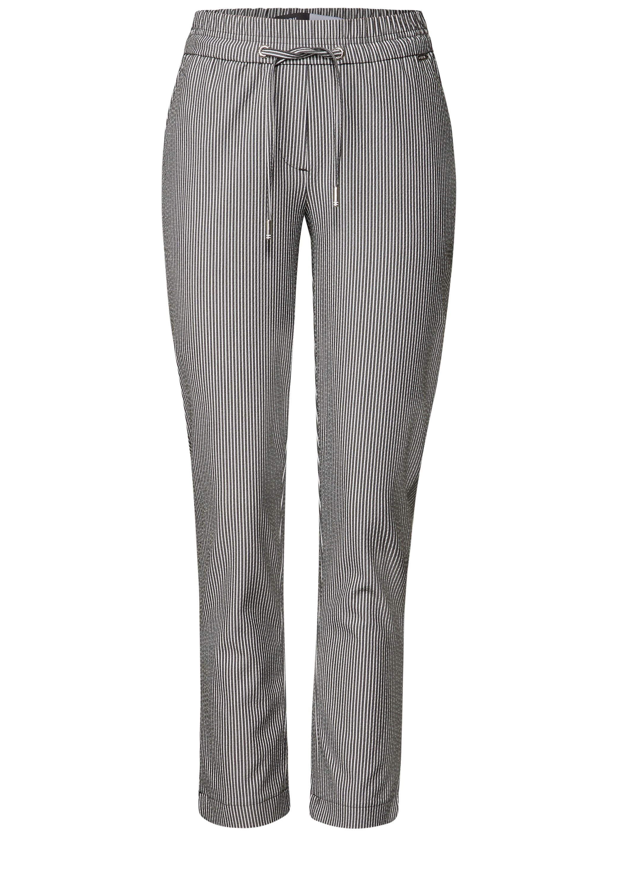 Gestreifte Seersucker Hose