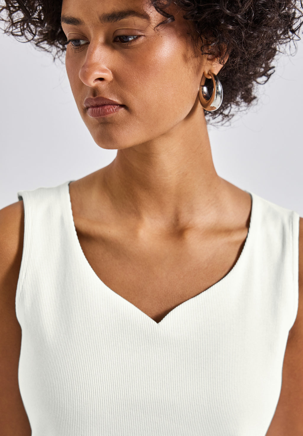 Top mit Herzausschnitt