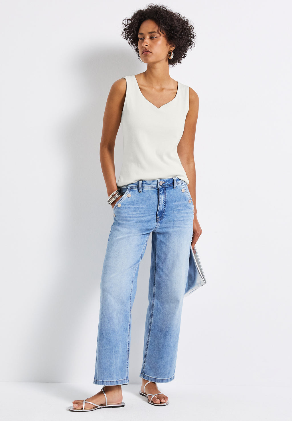 Top mit Herzausschnitt