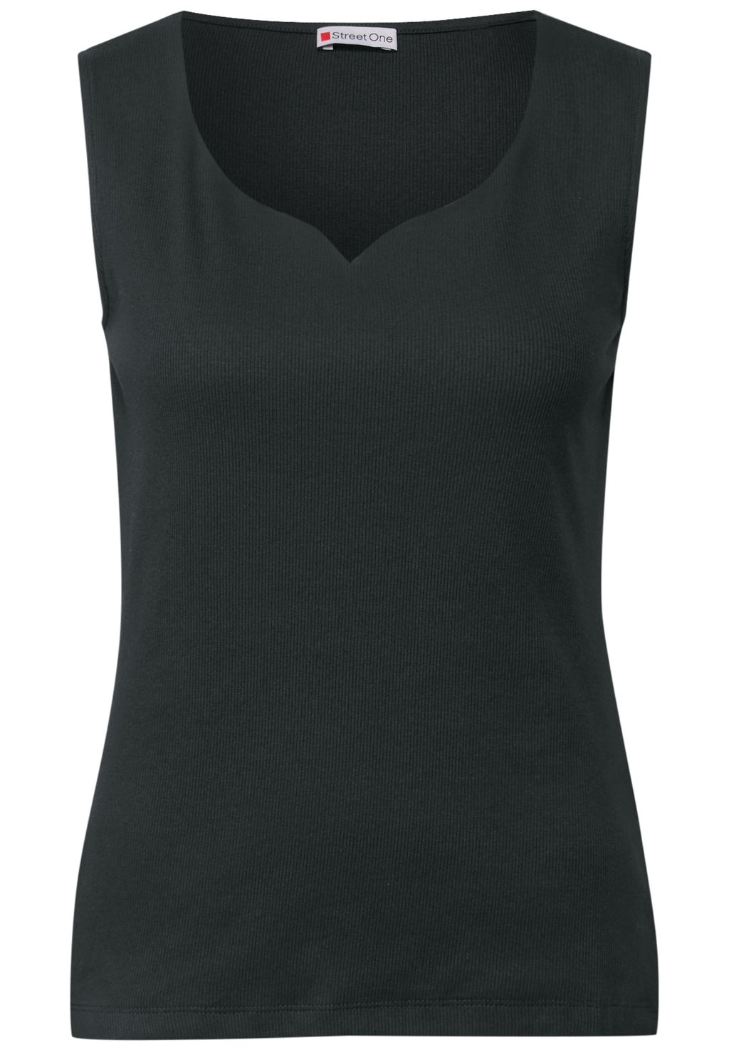 Top mit Herzausschnitt