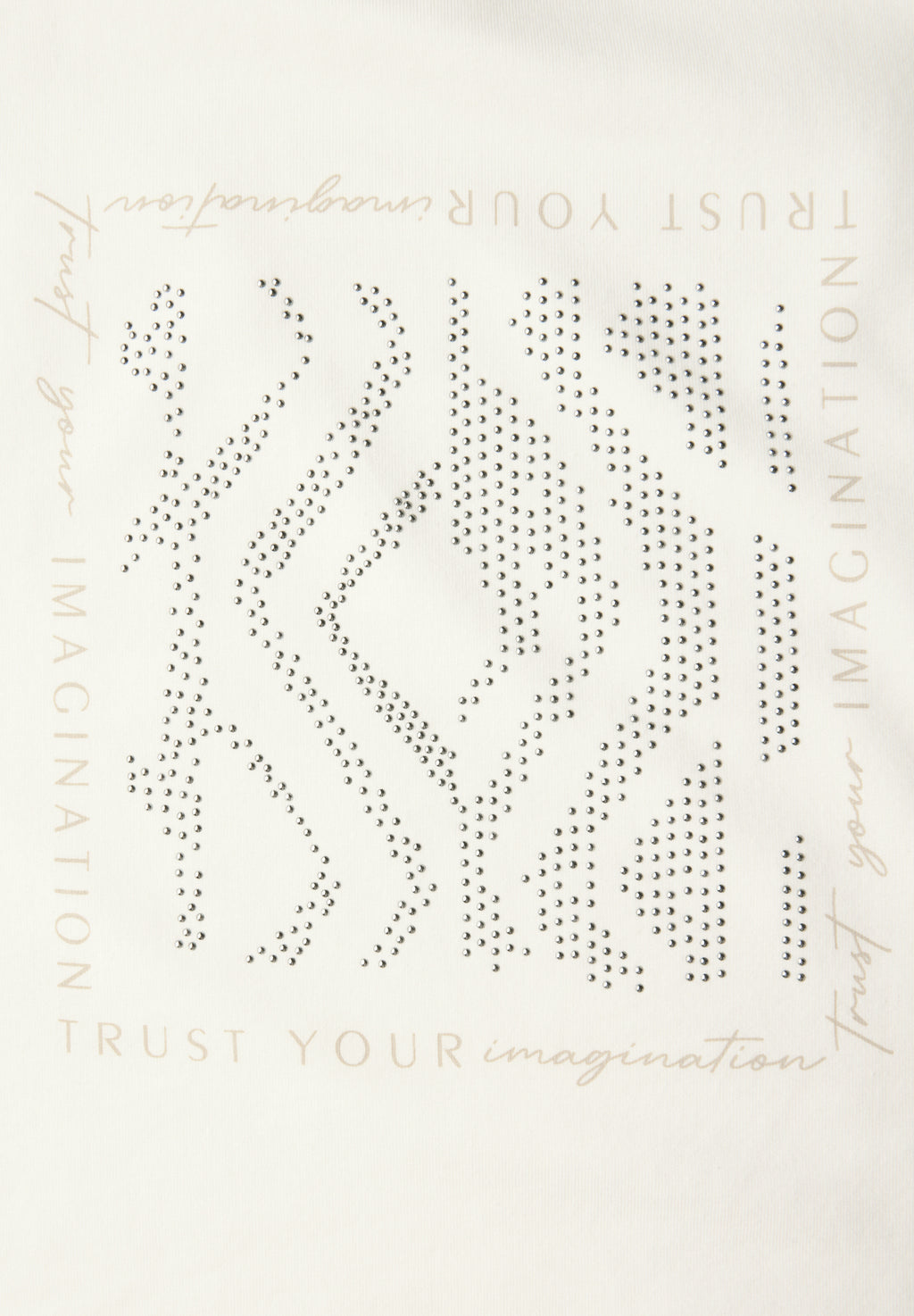 Shirt mit Glitzer-Print