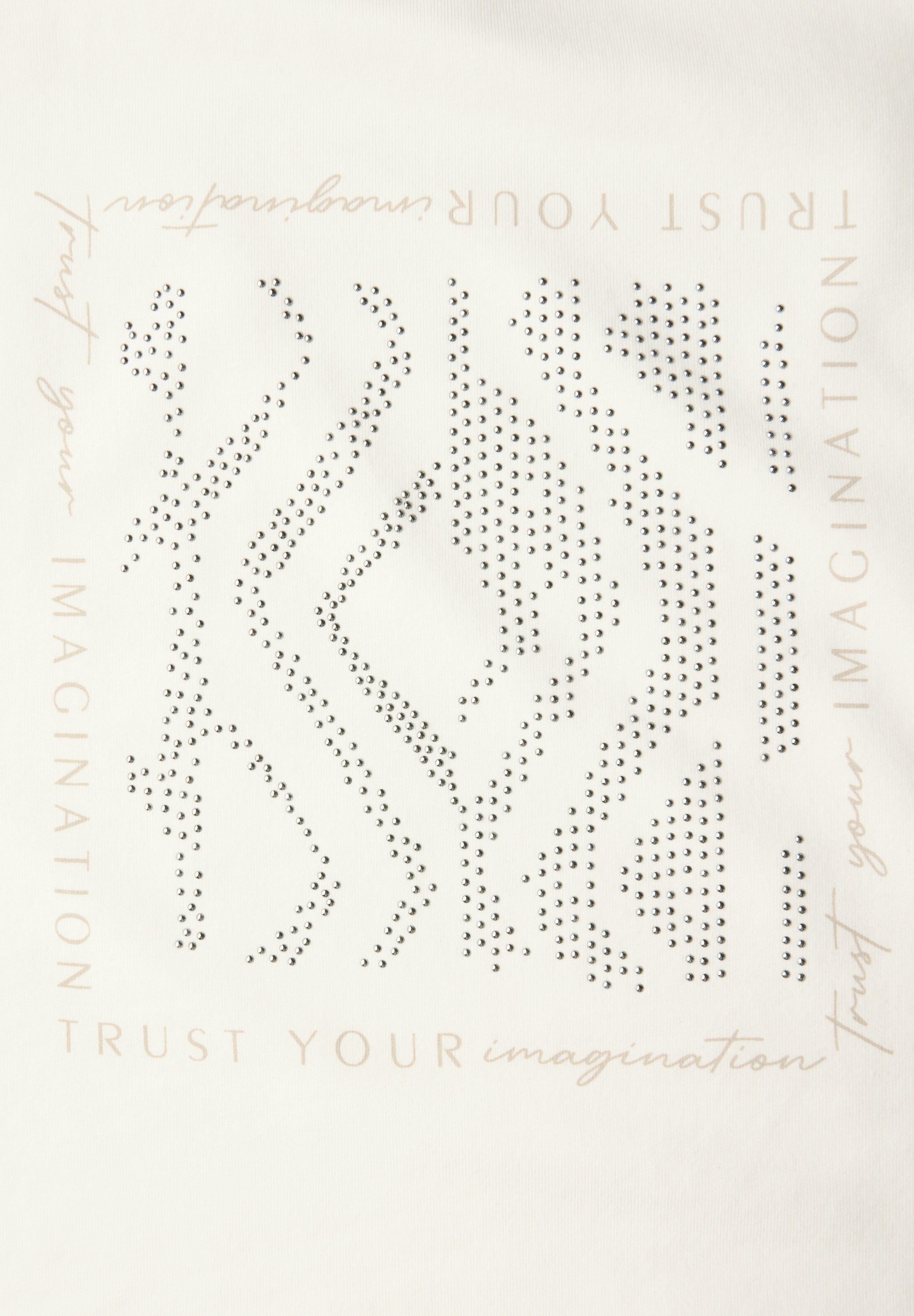 Shirt mit Glitzer-Print