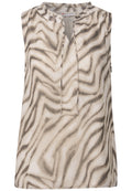 Chiffon Blusentop mit Print