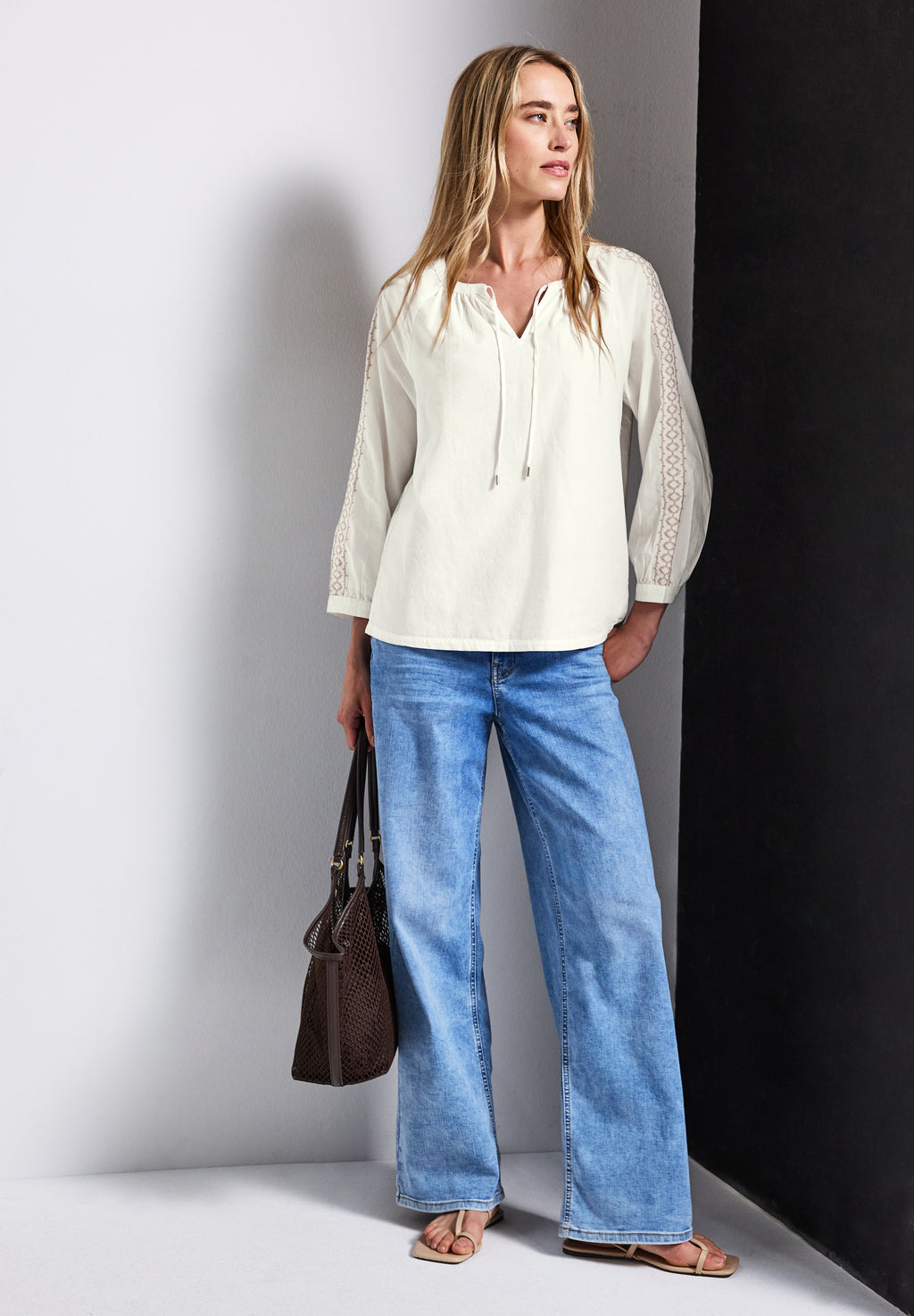 Tunika mit Häkeldetails