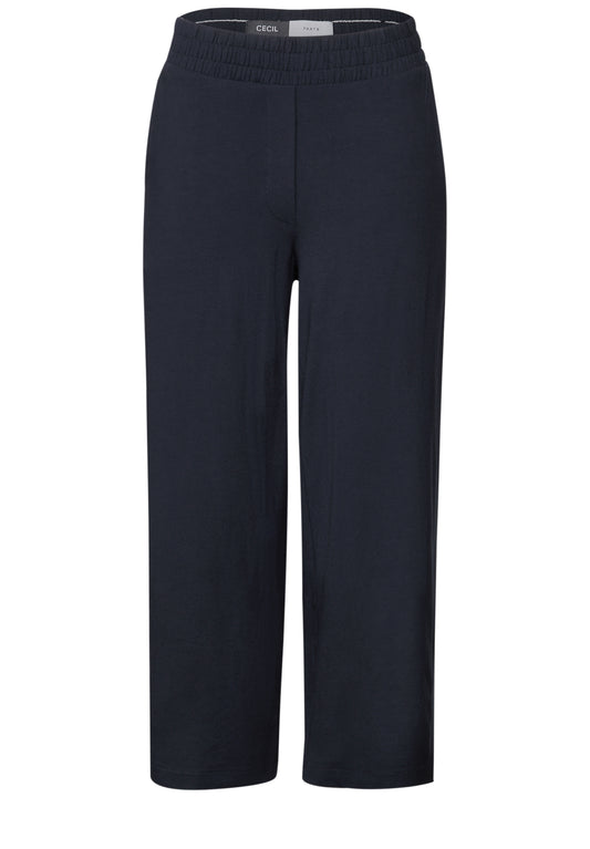 Wide Leg Jersey-Hose