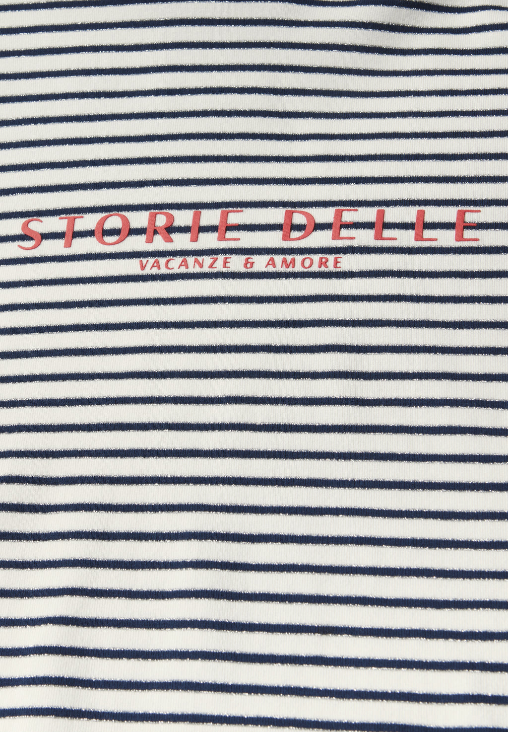 Streifen-Hoodie mit Glitzer