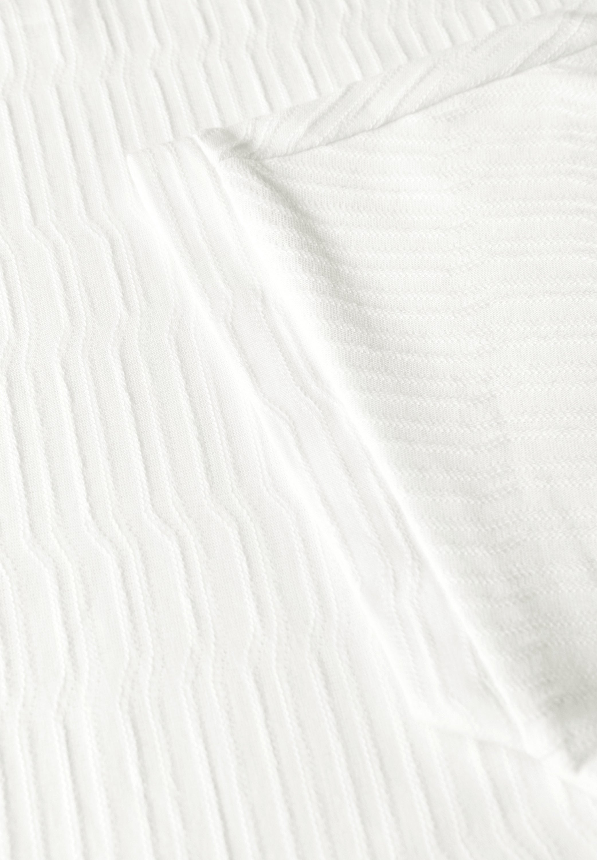 Struktushirt in Unifarbe