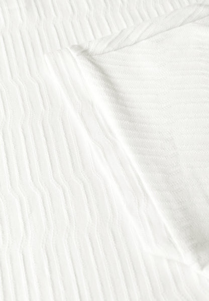Struktushirt in Unifarbe