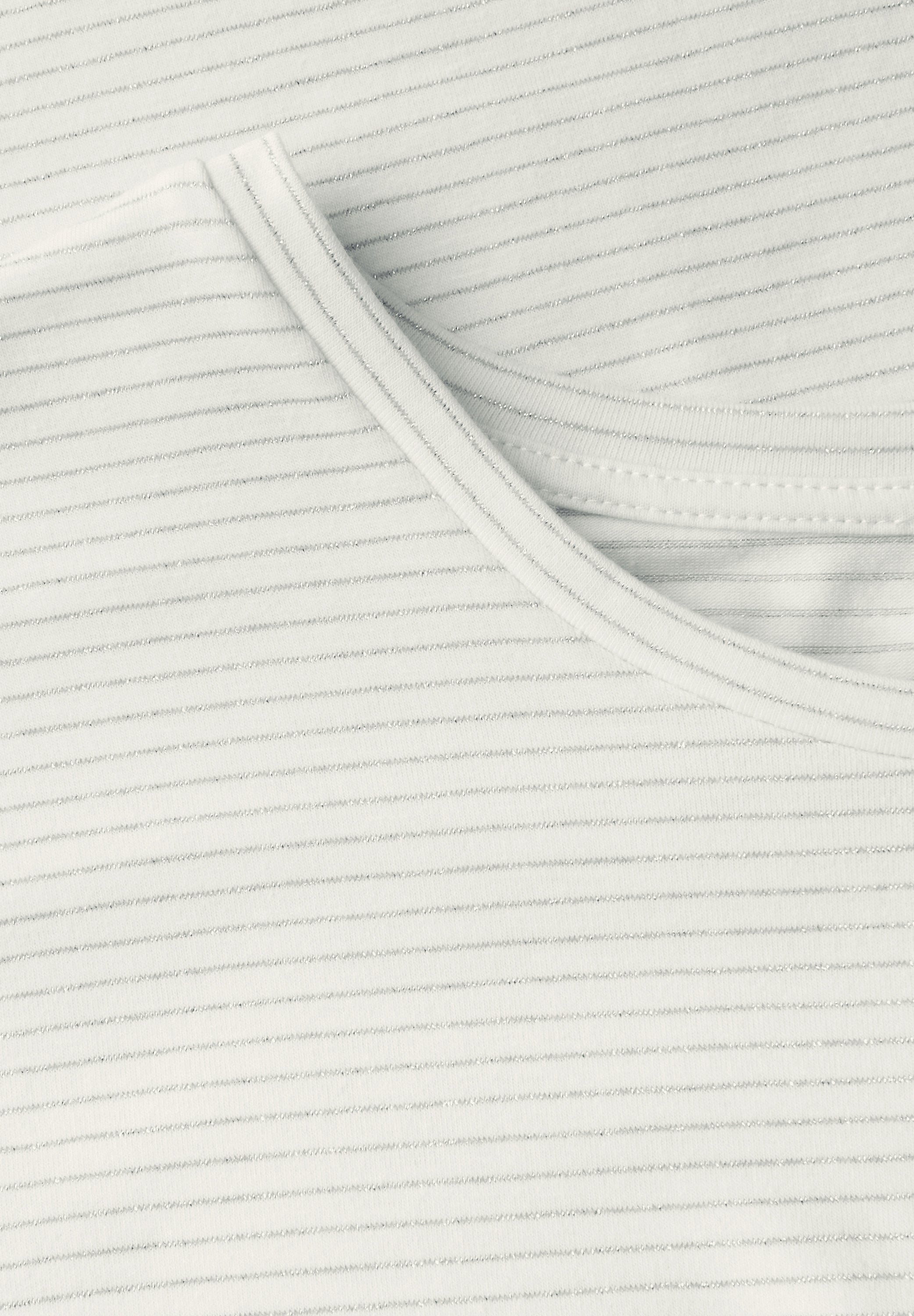 Shirt mit Glitzerstreifen