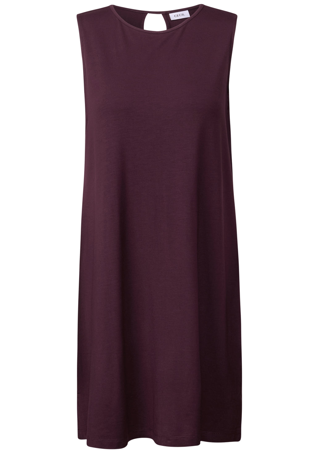 Ärmelloses Jersey-Kleid