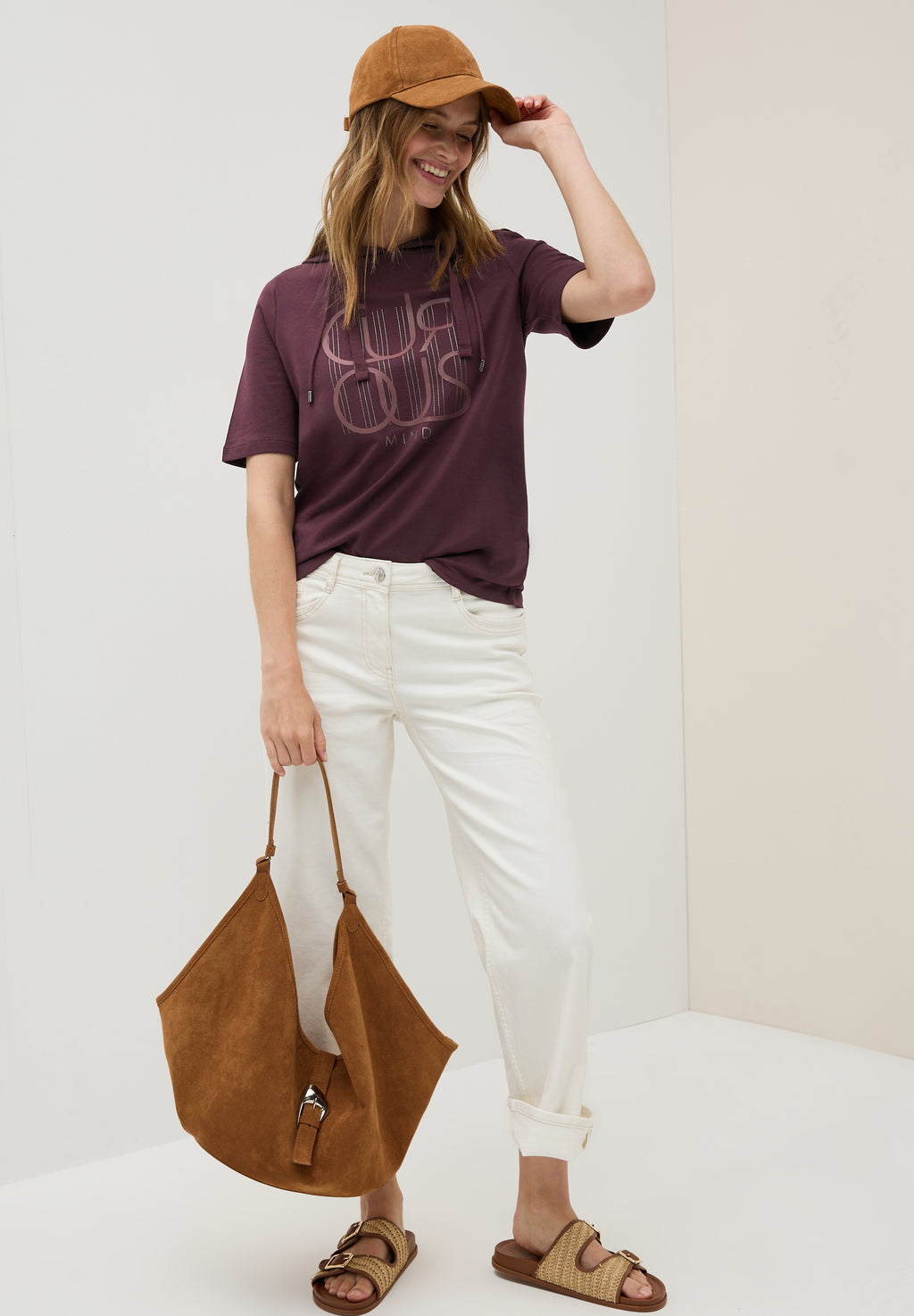 Kapuzenshirt mit Wording