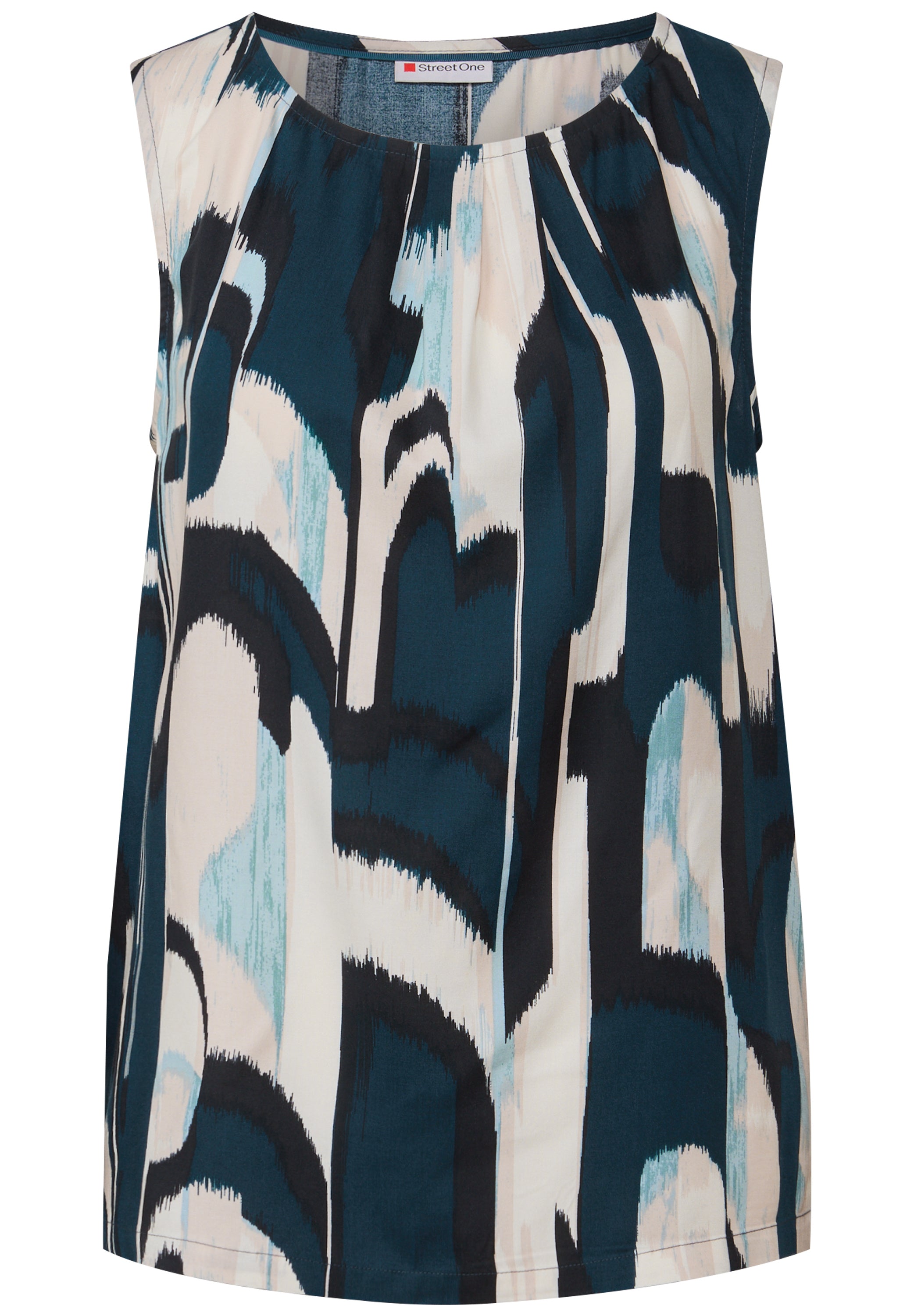 Blusentop mit Raffung