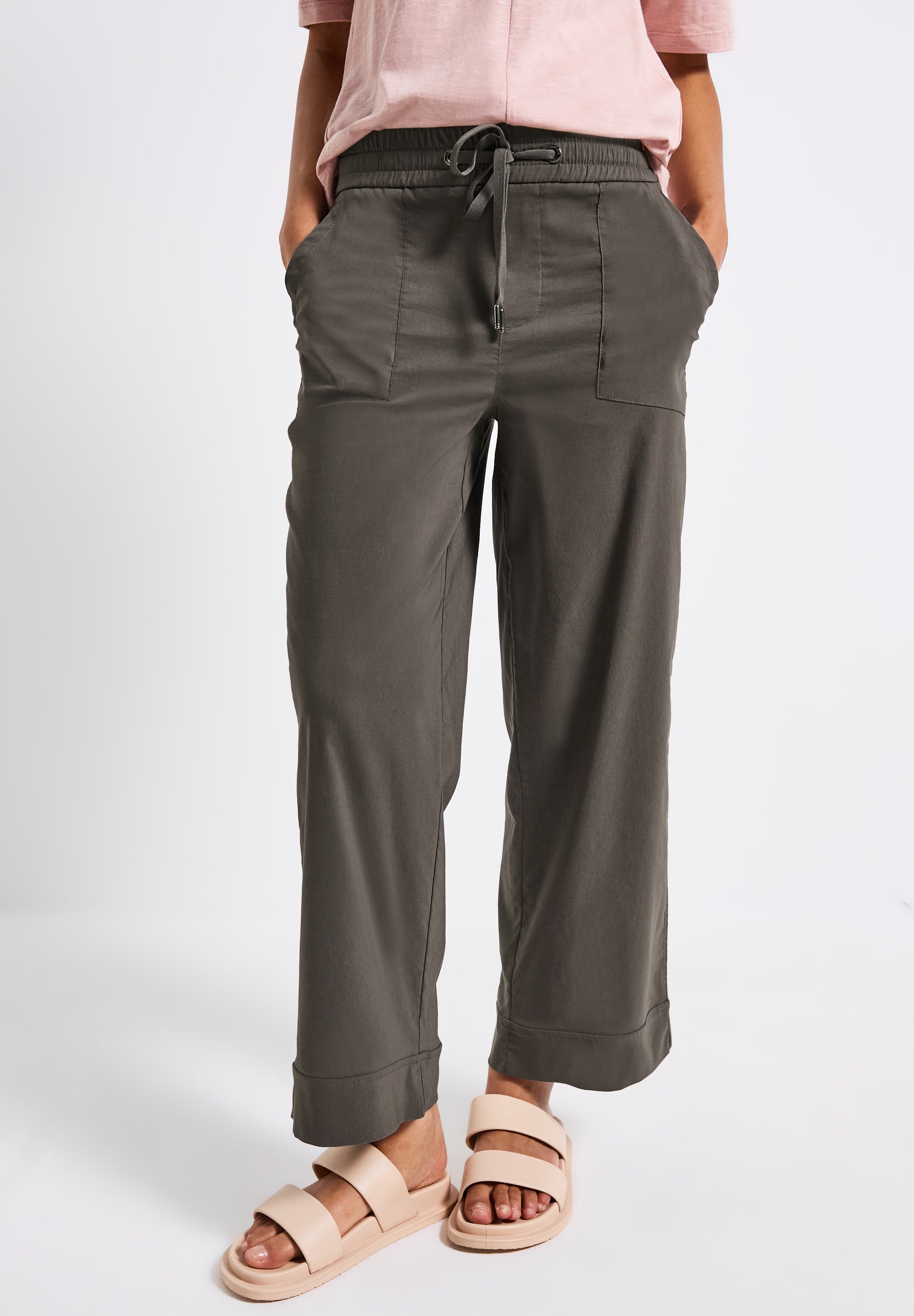 Casual Fit Hose mit Turn-Up