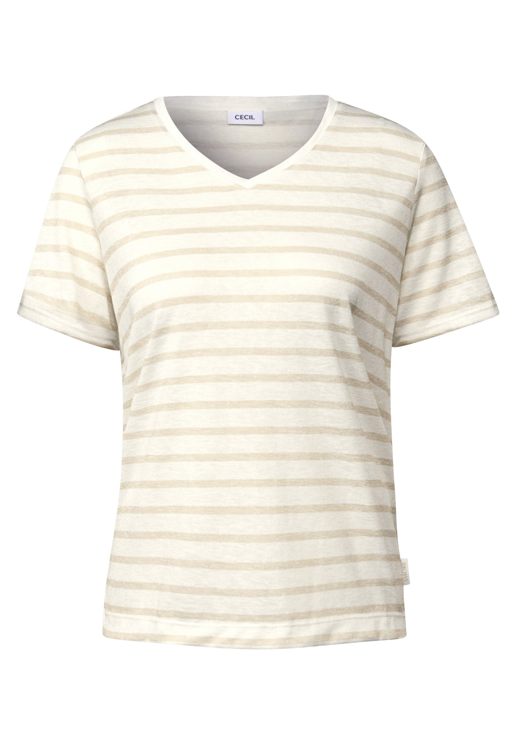 Strick-Look Streifen-Shirt