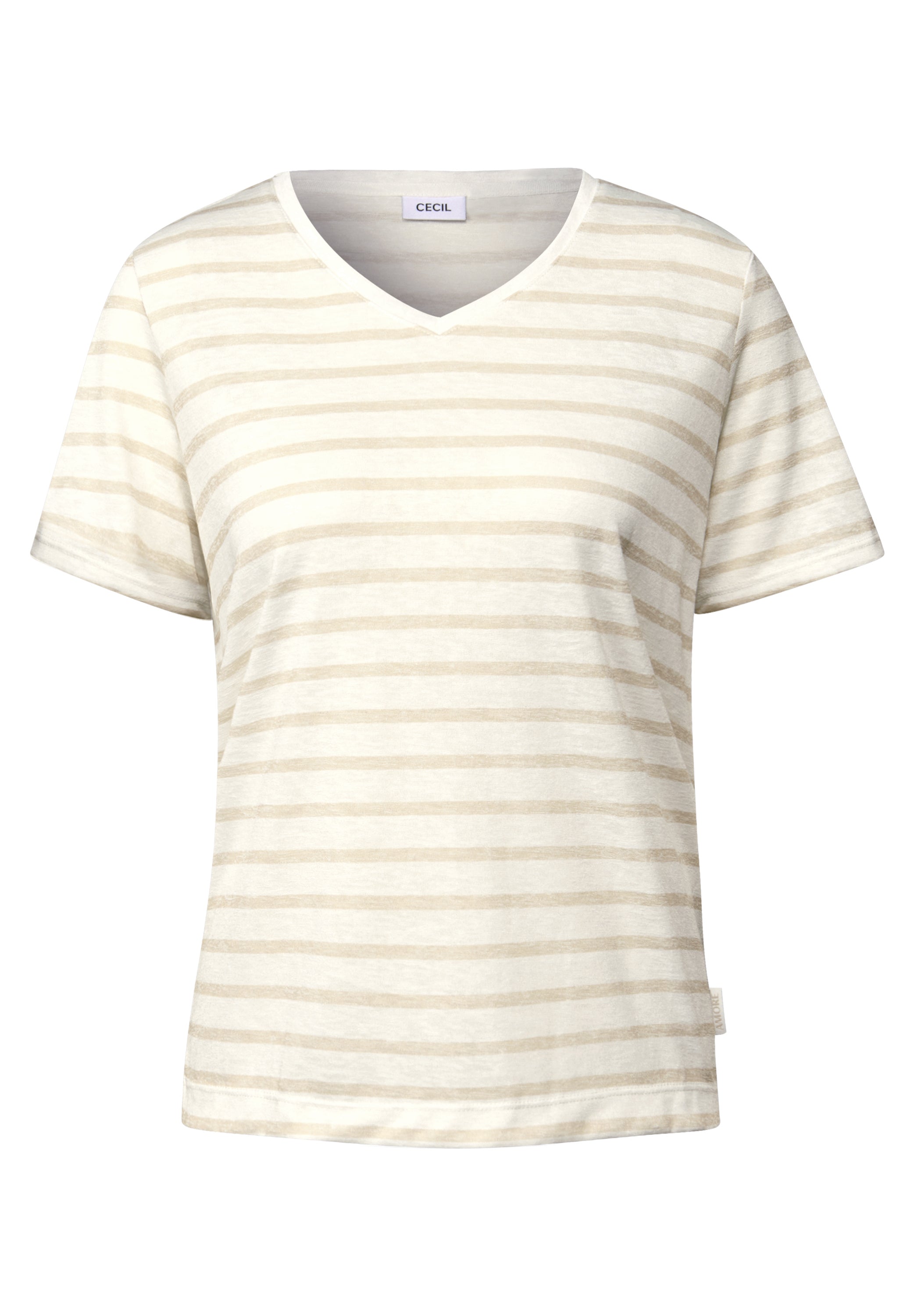 Strick-Look Streifen-Shirt