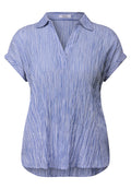 Gestreifte Strukturbluse