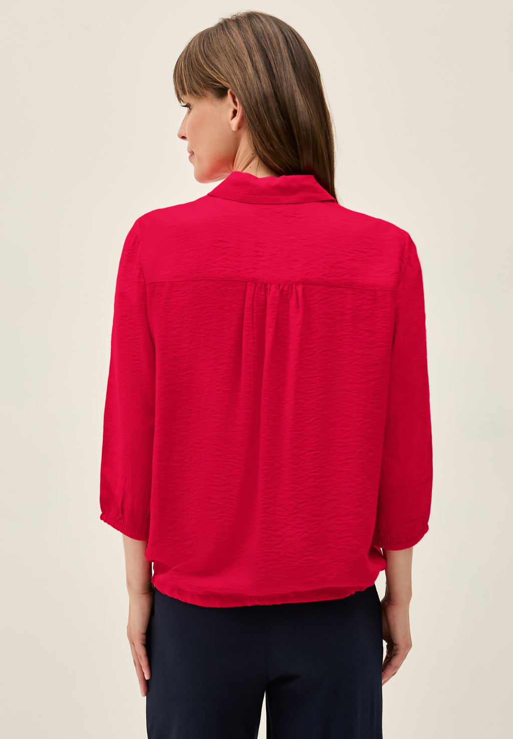 Hemdbluse mit Struktur