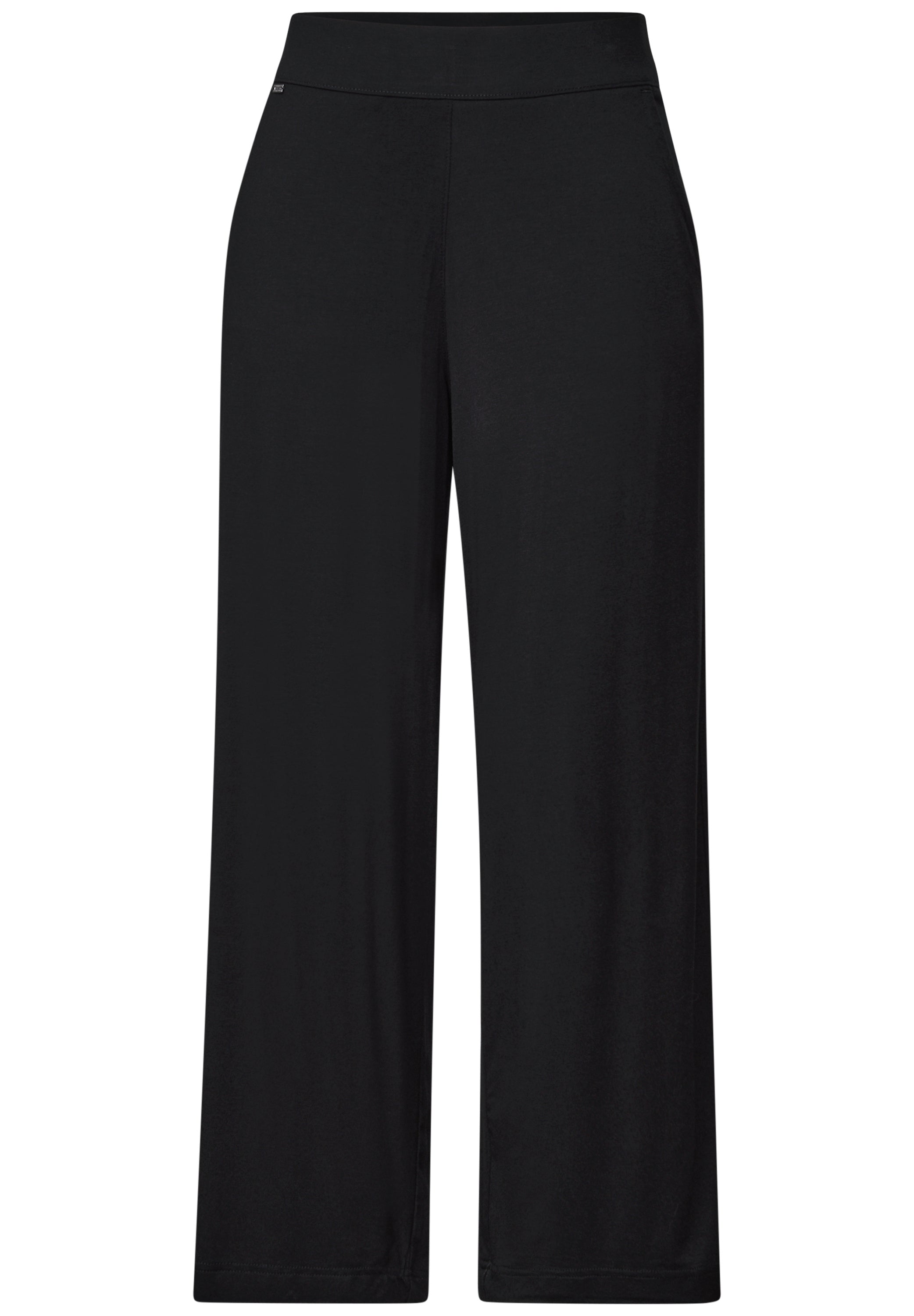 Wide Leg Jersey-Hose