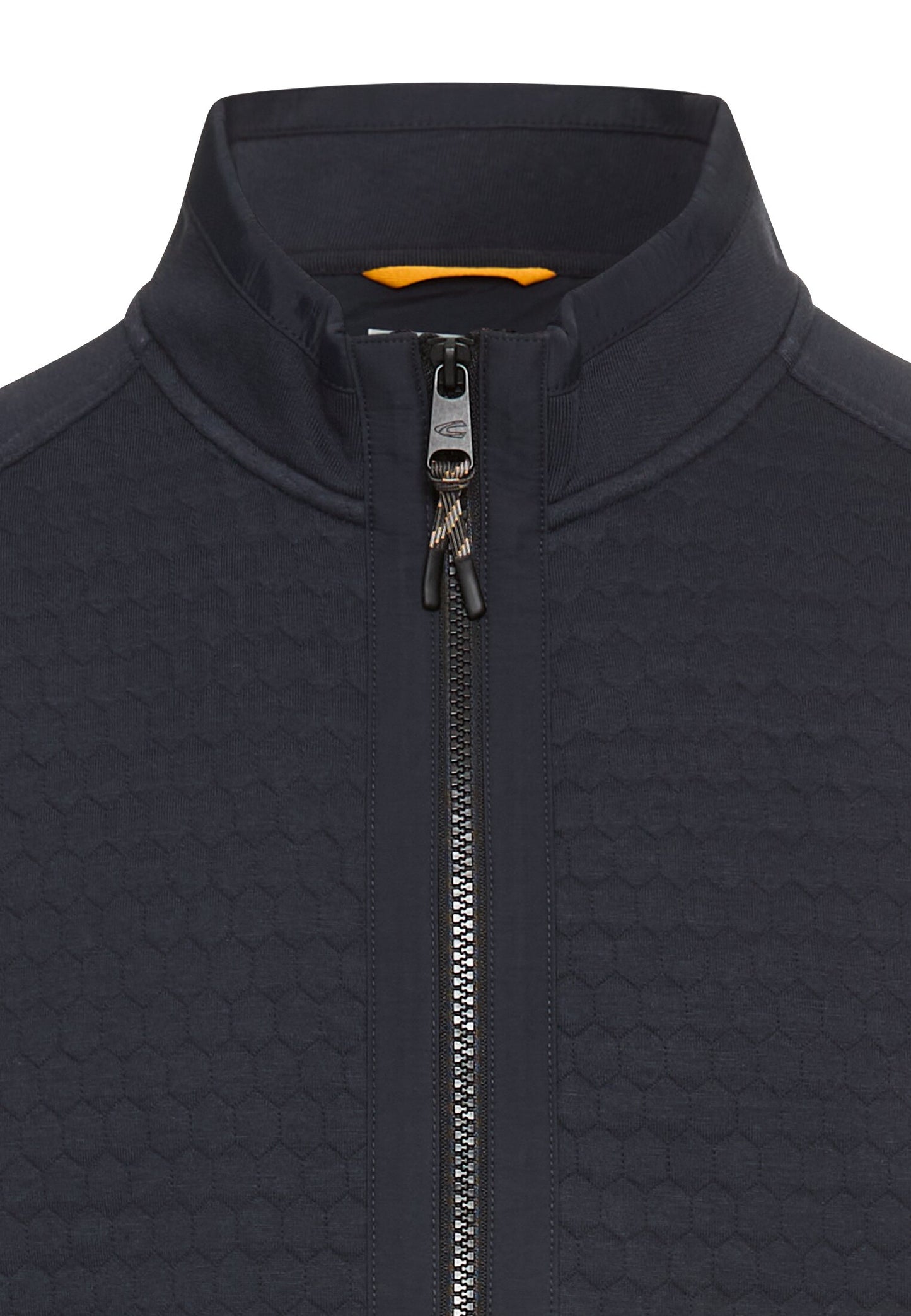 Sweatjacke mit feuchtigkeitsregulierendem Materialmix