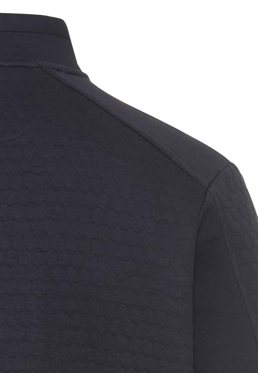 Sweatjacke mit feuchtigkeitsregulierendem Materialmix